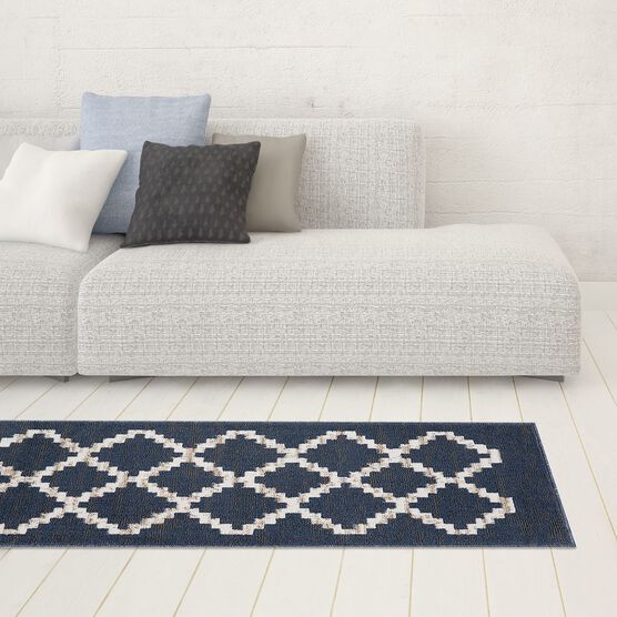 Capri 3 Piece Rug Set - Landon Blue/Grey, , alternate image number null