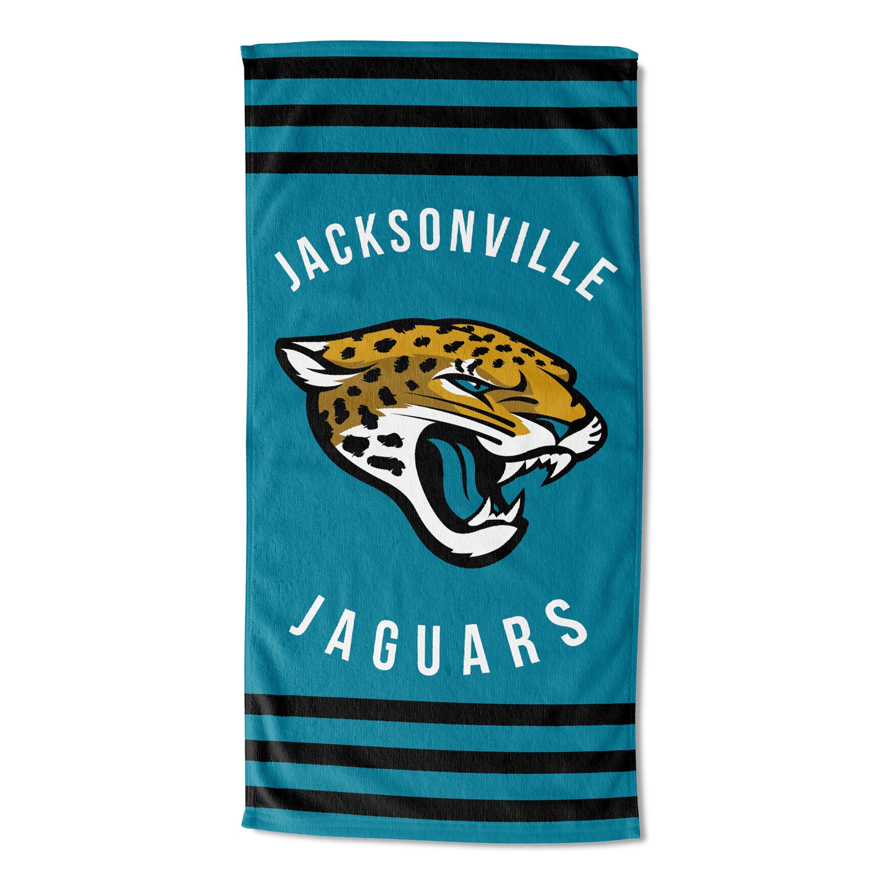 Fashionable Jaguars Stripes Beach Towel, Multi Roaman's
