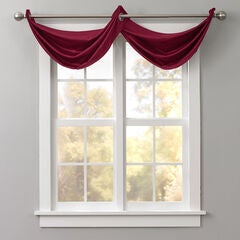Burgundy Grommet Drapes