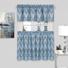 Avery Window Curtain Tier Pair and Valance Set
