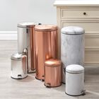 Step Trash Cans, Set of 2, COPPER, hi-res image number null