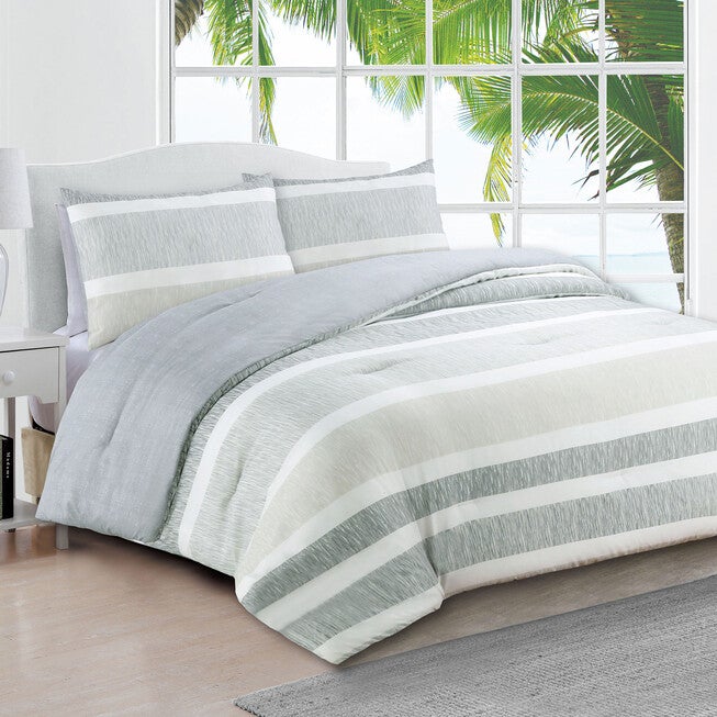Estate Collection Delray Comforter, GRAY, hi-res image number 0