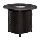 Hendricks Aluminum 34" Round LPG Fire Pit, , alternate image number null
