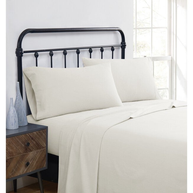 Solid Flannel Sheet Set, , alternate image number null