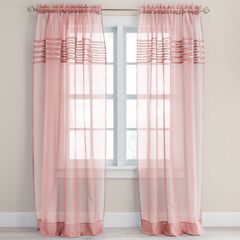 BH Studio Sheer Voile Pleated Rod-Pocket Panel