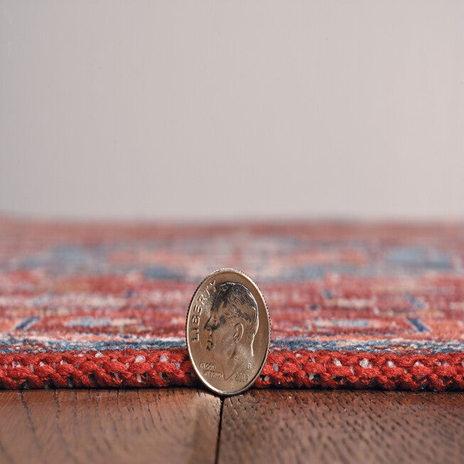Washable Carter Rust/Ivory Rug, , alternate image number null