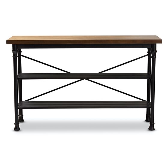 Velera Vintage Wood Metal Kitchen Storage Shelf Unit Furniture, , on-hover image number null