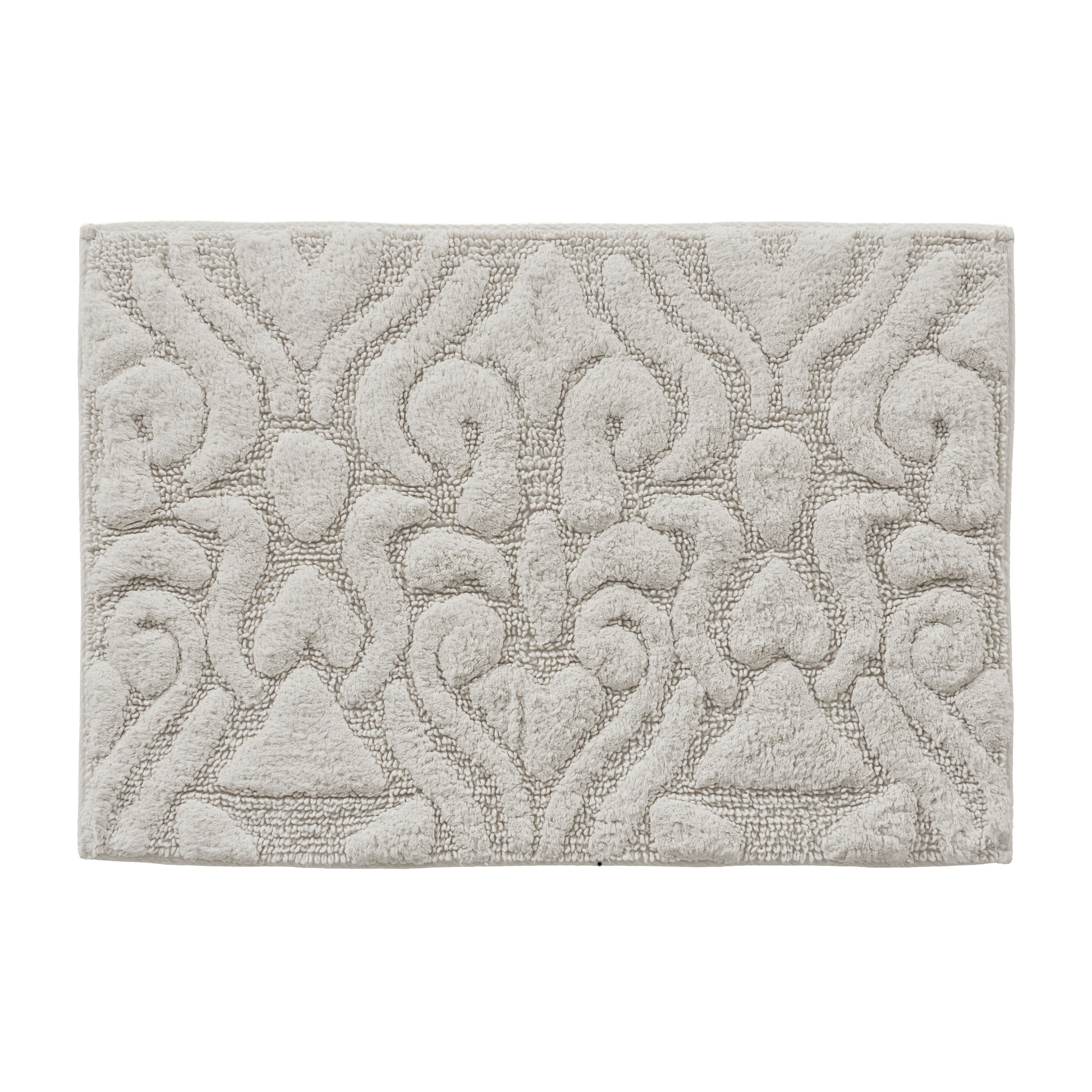 LOMBARDI BATH RUG, PLATINUM, hi-res image number 0