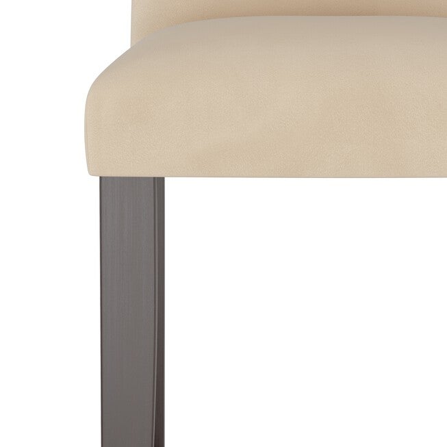 Velvet Camelback Barstool, , alternate image number 2