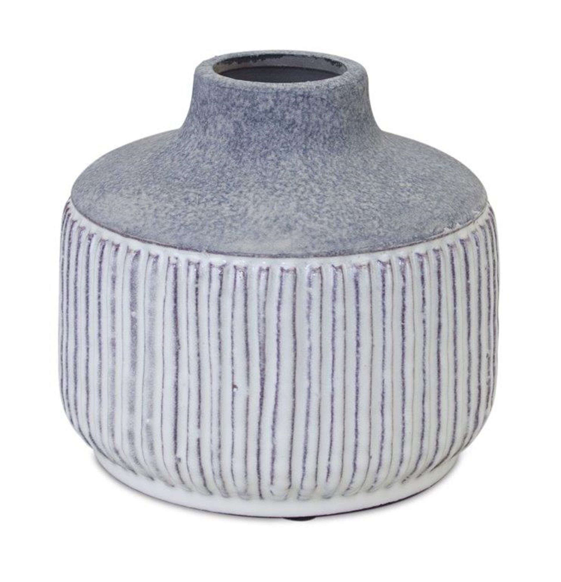 Vase 6.5 inchesD x 6 inchesH Terra Cotta, BROWN BEIGE GREY, hi-res image number 0