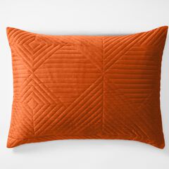 Geo Diamond Velvet Sham