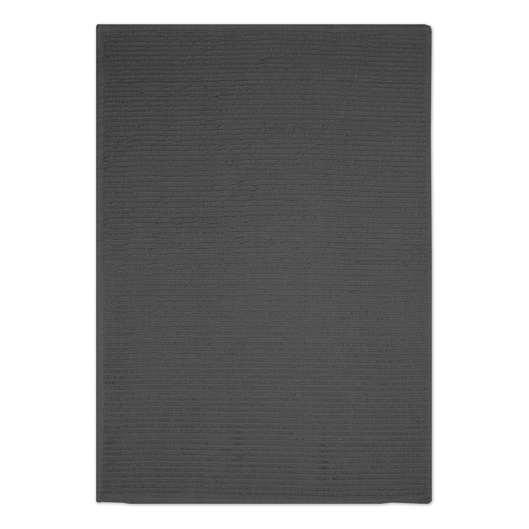 Solid Ridged Cotton Kitchen Dish Towel, Set 4, , alternate image number 7