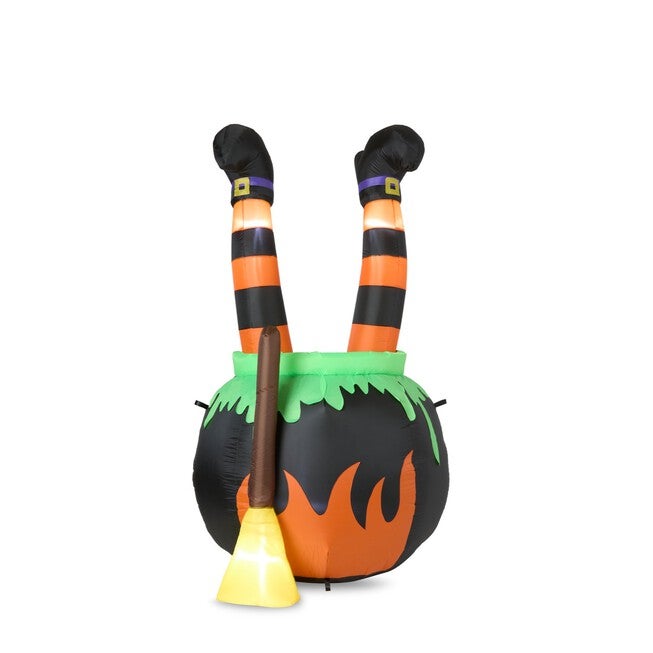 6' Witches Brew Inflatable, MULTI, hi-res image number 0