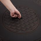 Hendricks Aluminum 34" Round LPG Fire Pit, , alternate image number null