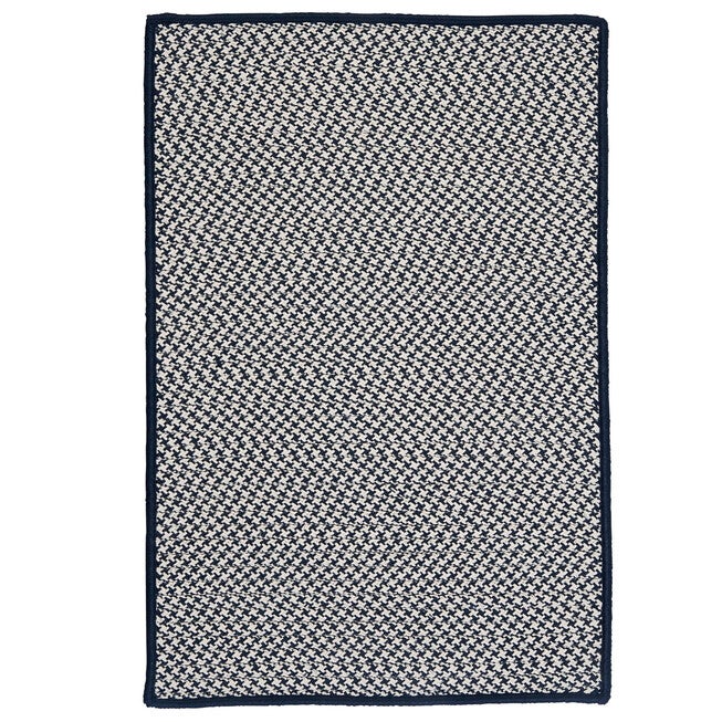 Houndstooth Twist Navy Rug, NAVY, hi-res image number null