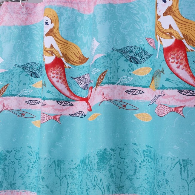 Greenland Home Fashions™ Mermaid Bath and Shower Curtain, MULTI, alternate image number null