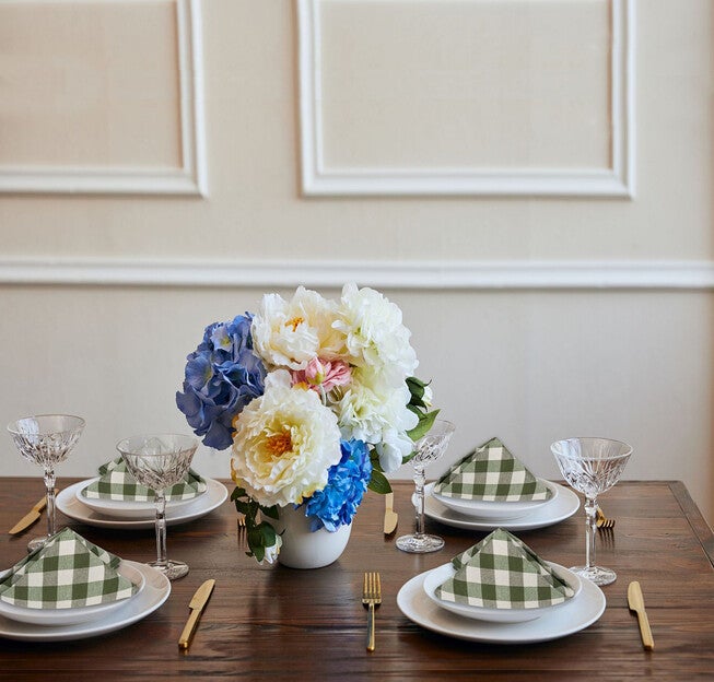 Buffalo Check Dinner Table Napkins Set of Four, , alternate image number null