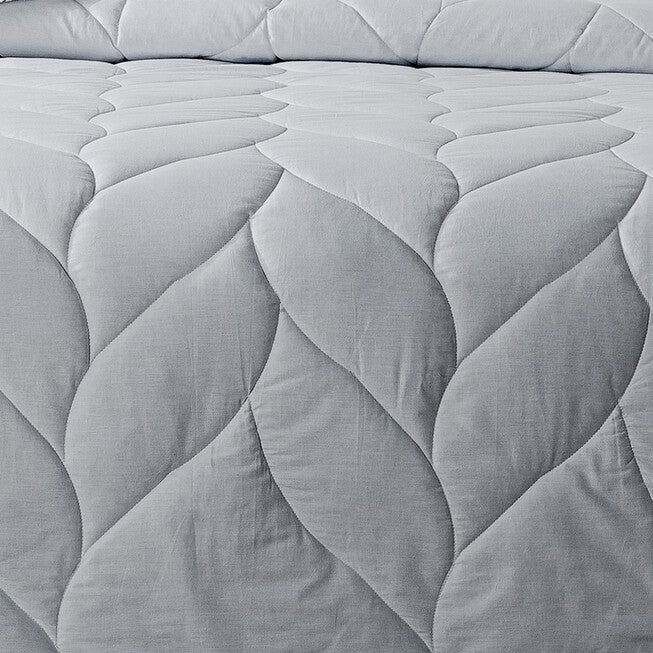 Antimicrobial Grey Down Alternative Comforter Comforters, , alternate image number 2