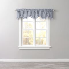 BH Studio Sheer Voile Layered Valance