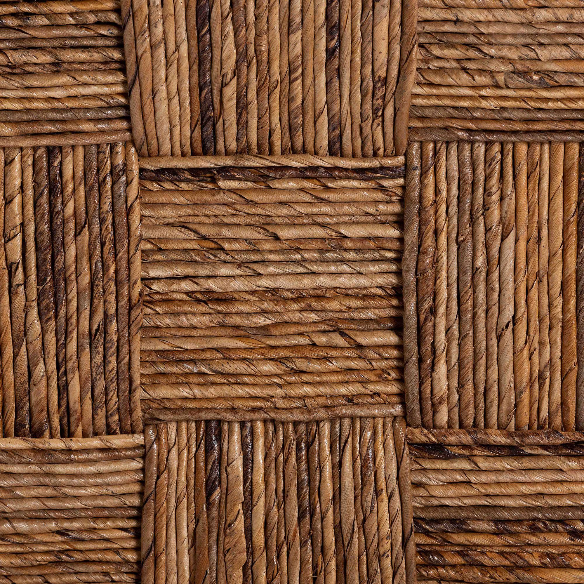 Raniya Seagrass Counter Stool Set of 2, BLACK, alternate image number 6