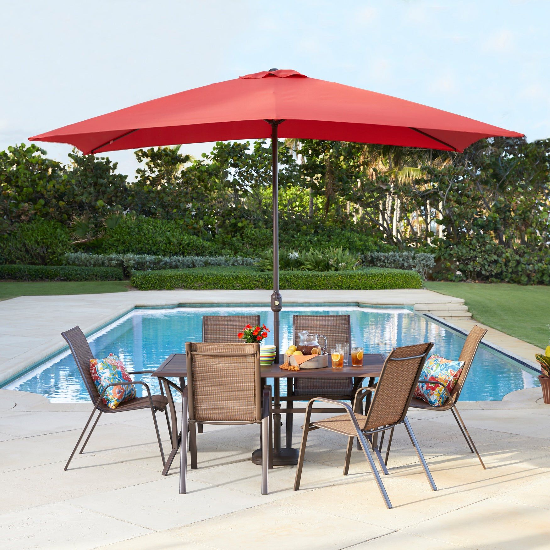 6&frac12; Ft. x 10 Ft. Oversized Rectangular Umbrella