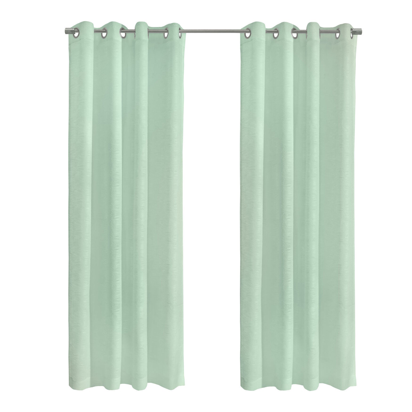 Boucle Sheer Grommet Curtain Panel, , alternate image number 11