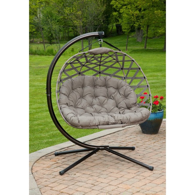 Hanging Pumpkin Cross Weave Loveseat, SAND, hi-res image number null