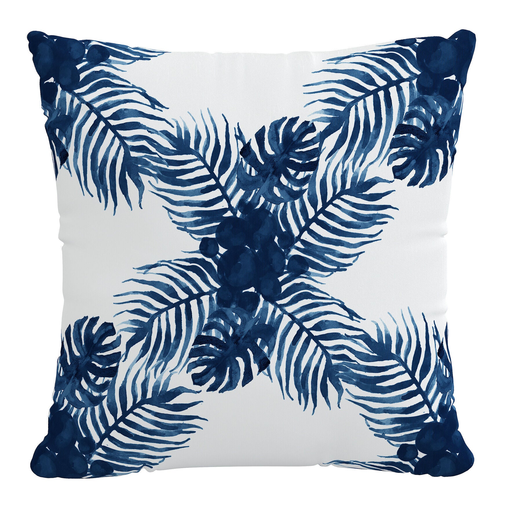 22 inches Outdoor Pillow, NAVY, hi-res image number 0