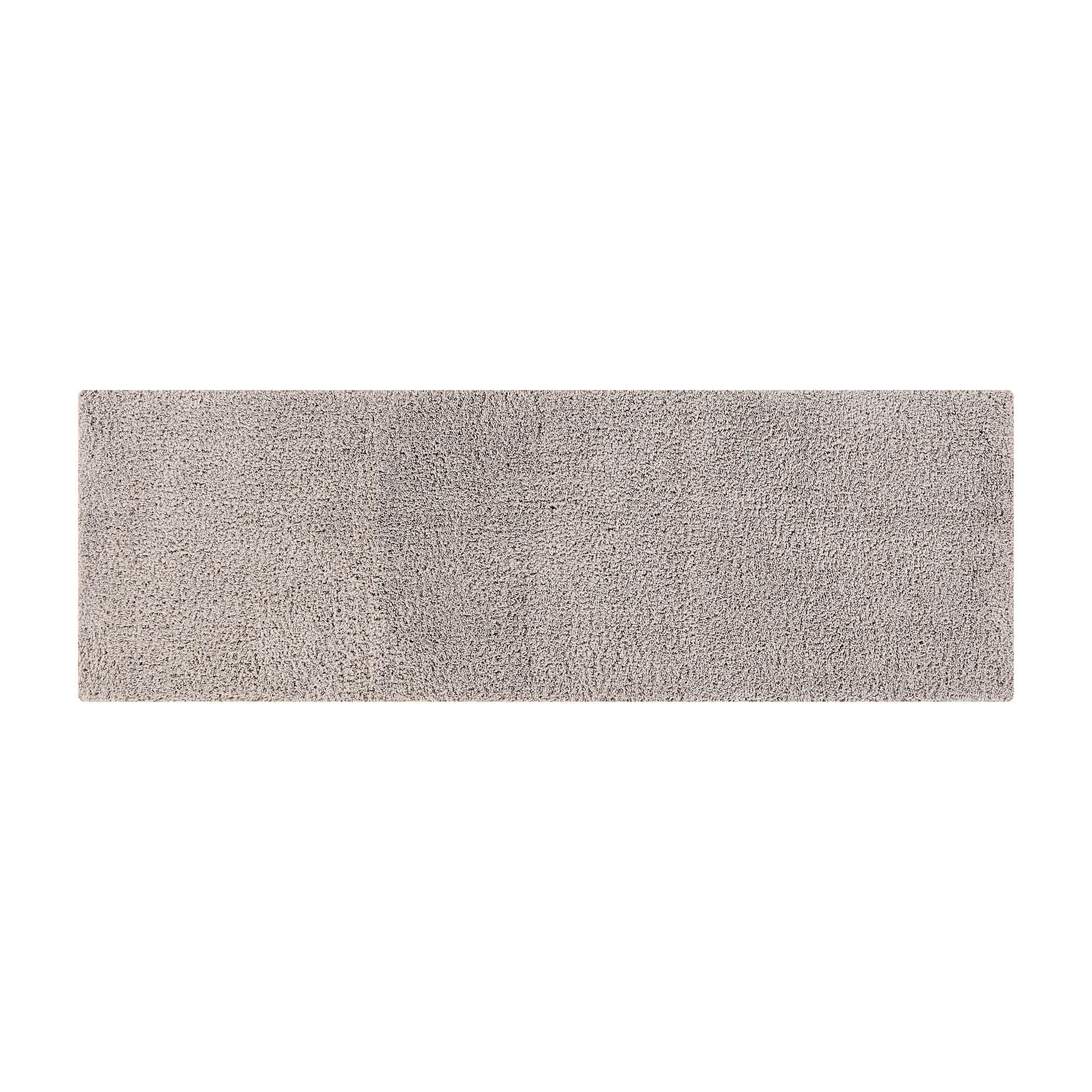 Micro Plush Collection 100% Polyester 20 inches X 60 inches Runner Bath Rug, BEIGE, hi-res image number 0