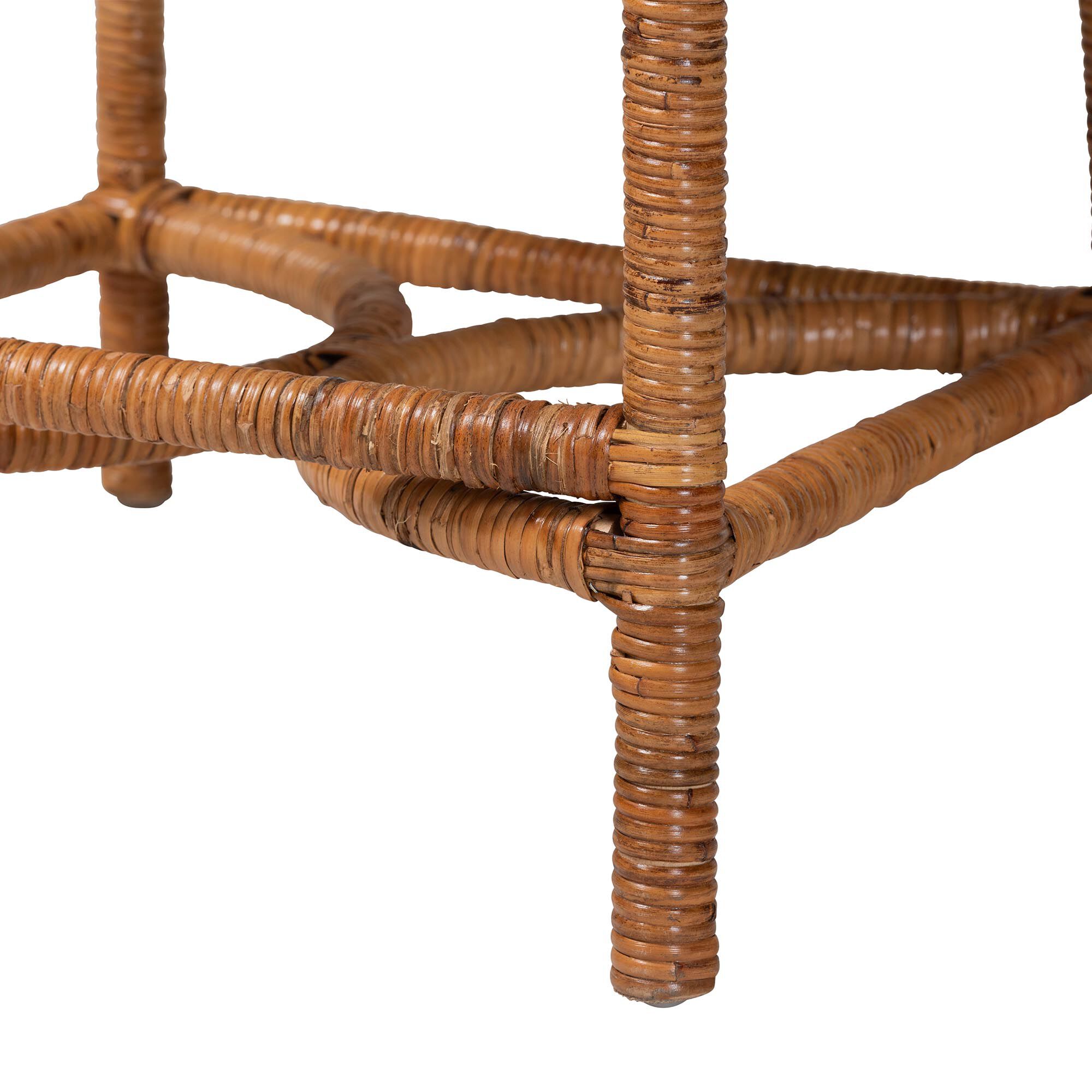 Alondra Natural Rattan Counter Stool, HONEY, alternate image number 6