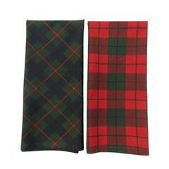 Plaid and Merry Christmas Tea Towel (Set of 3)