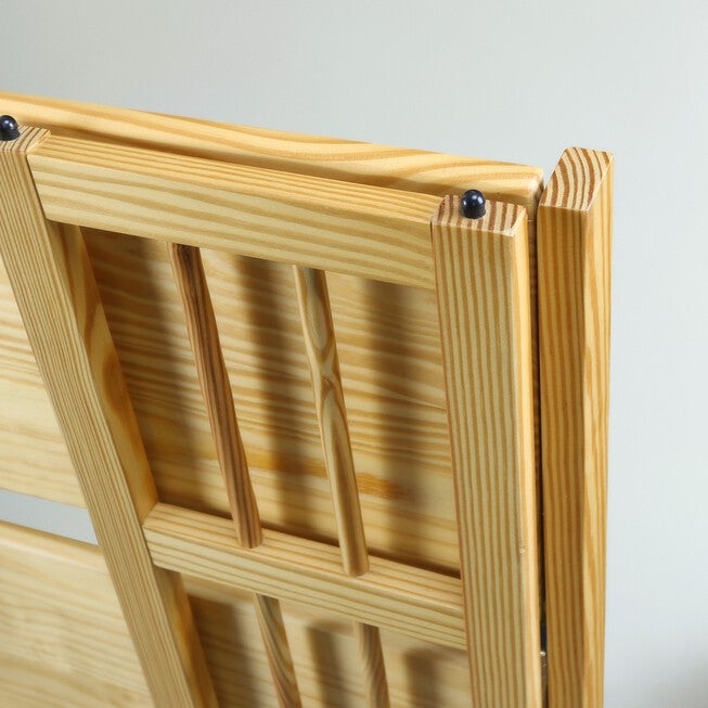 3-Shelf Folding Stackable Bookcase 27.5 inches Wide-Natural, , alternate image number null