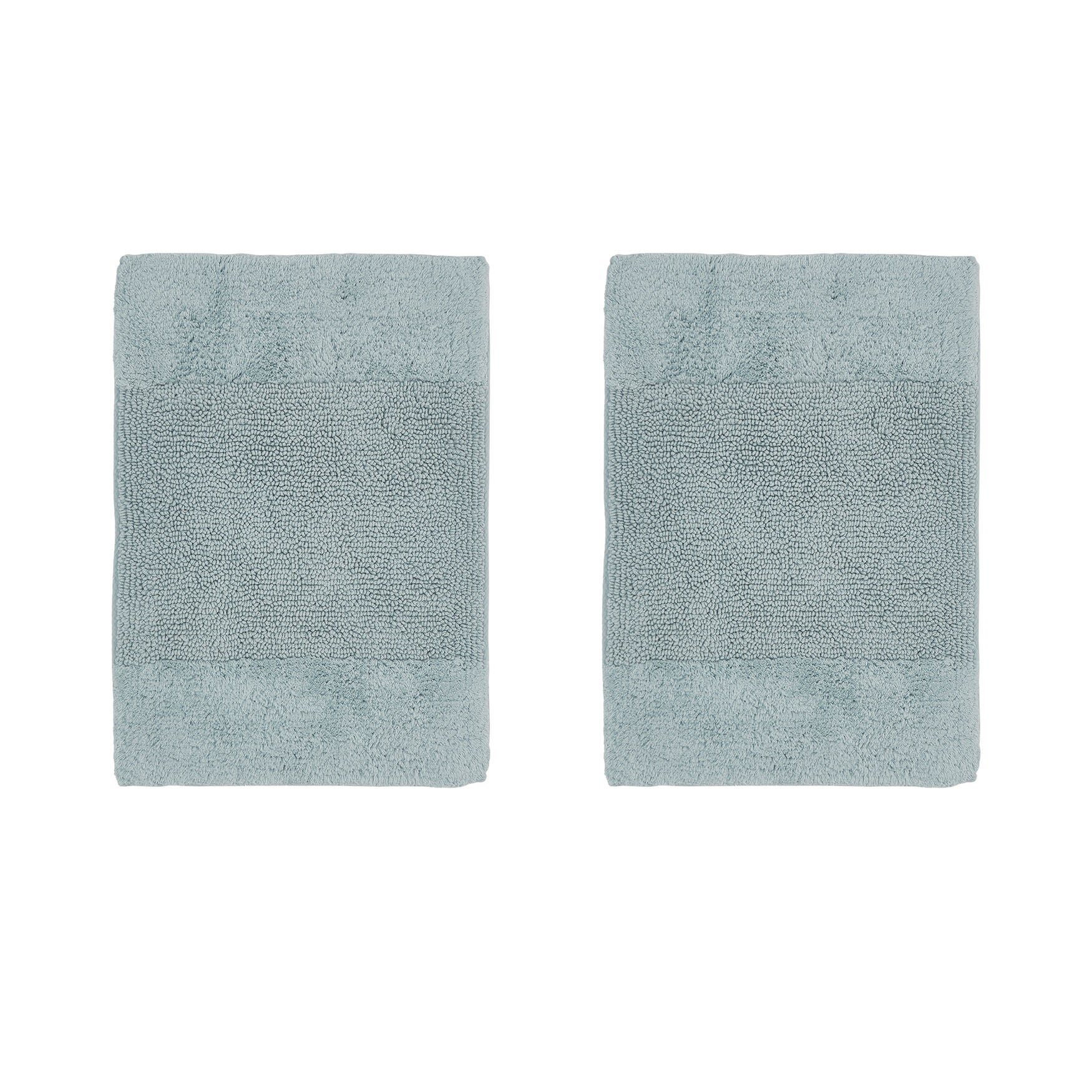 Granada Collection 100% Cotton 2 Piece (17 inches X 24 inches | 17 inches X 24 inches) Bath Rug Set, BLUE, hi-res image number 0