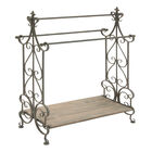 Black Vintage Metal Towel Rack, 41 x 28, , on-hover image number null