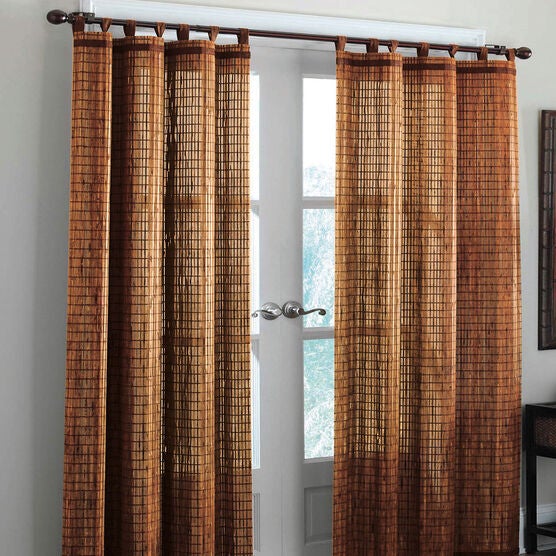 Bamboo Tab-Top Panel, HONEY OAK BROWN, hi-res image number null