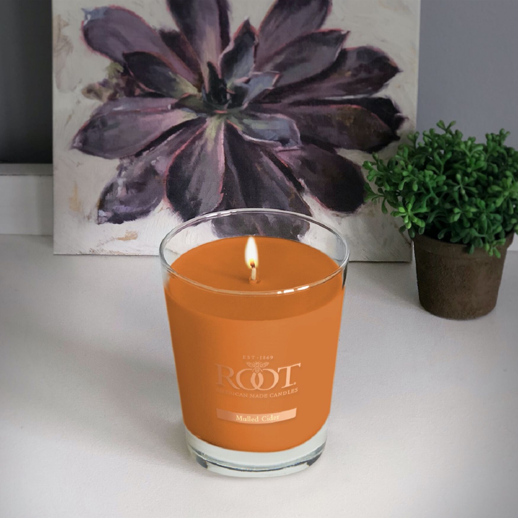 Large Veriglass Mulled Cider Jar Candle, , on-hover image number 1