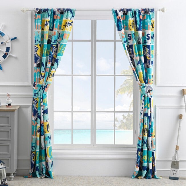 Wave Rider Curtain Panel, , alternate image number 2