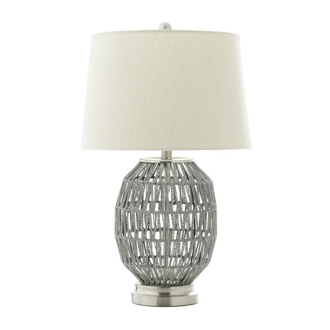 Grey Coastal Table Lamp, GREY, hi-res image number null
