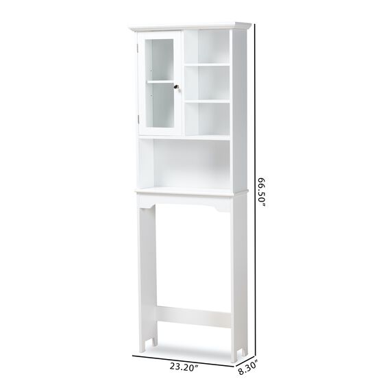 Campbell Wood Over The Toilet Bathroom Storage Cabinet Furniture, , alternate image number null