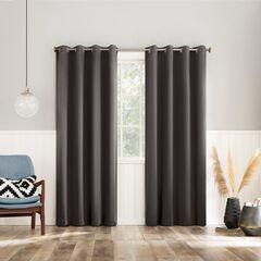 Sun Zero&trade; Brandon Magnetic Closure Grommet Curtain Panel, Set of 2