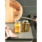 Retro Glass Salt & Pepper Set - Amber, , alternate image number null