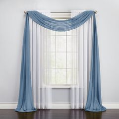 Blue Valances and Swags