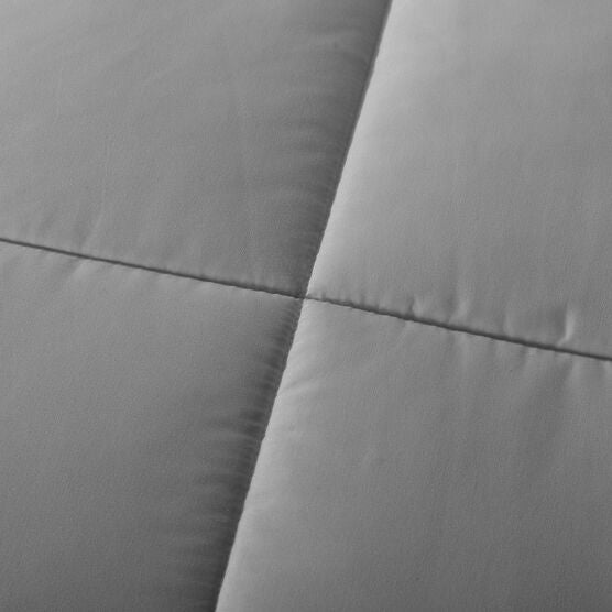 Cozy Down Alternative Reversible Comforter, Grey, , alternate image number null