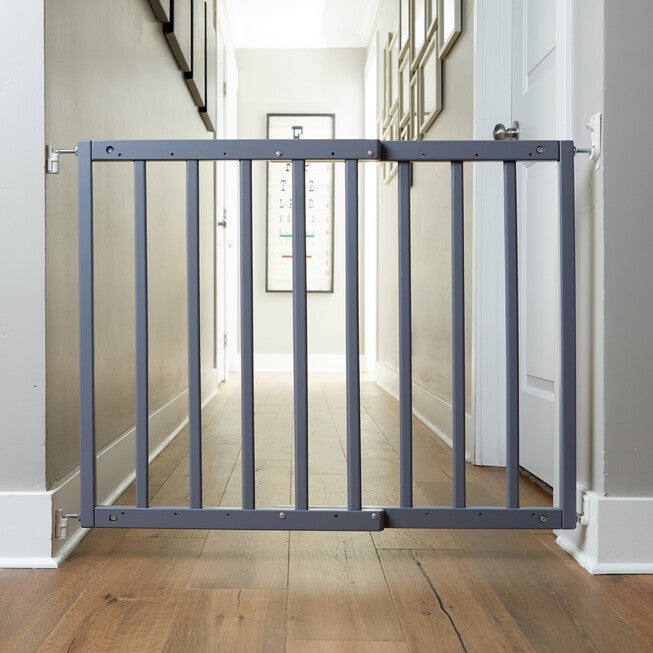 Safety Mate Expandable Baby and Pet Gate, GRAY, hi-res image number 0