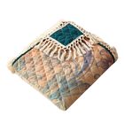 Eden Peacock Quilted Throw Blanket, , on-hover image number 1