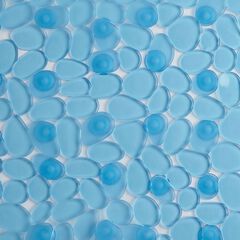 Extra Long Tub Mat With River Stones Design