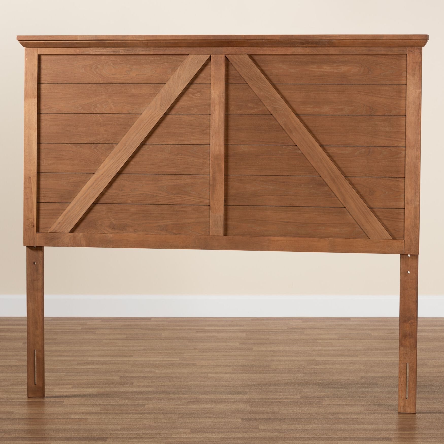 Yorick Classic And Traditional Ash Walnut Finished Wood Queen Size Headboard, , alternate image number 5