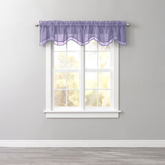 BH Studio Sheer Voile Layered Valance