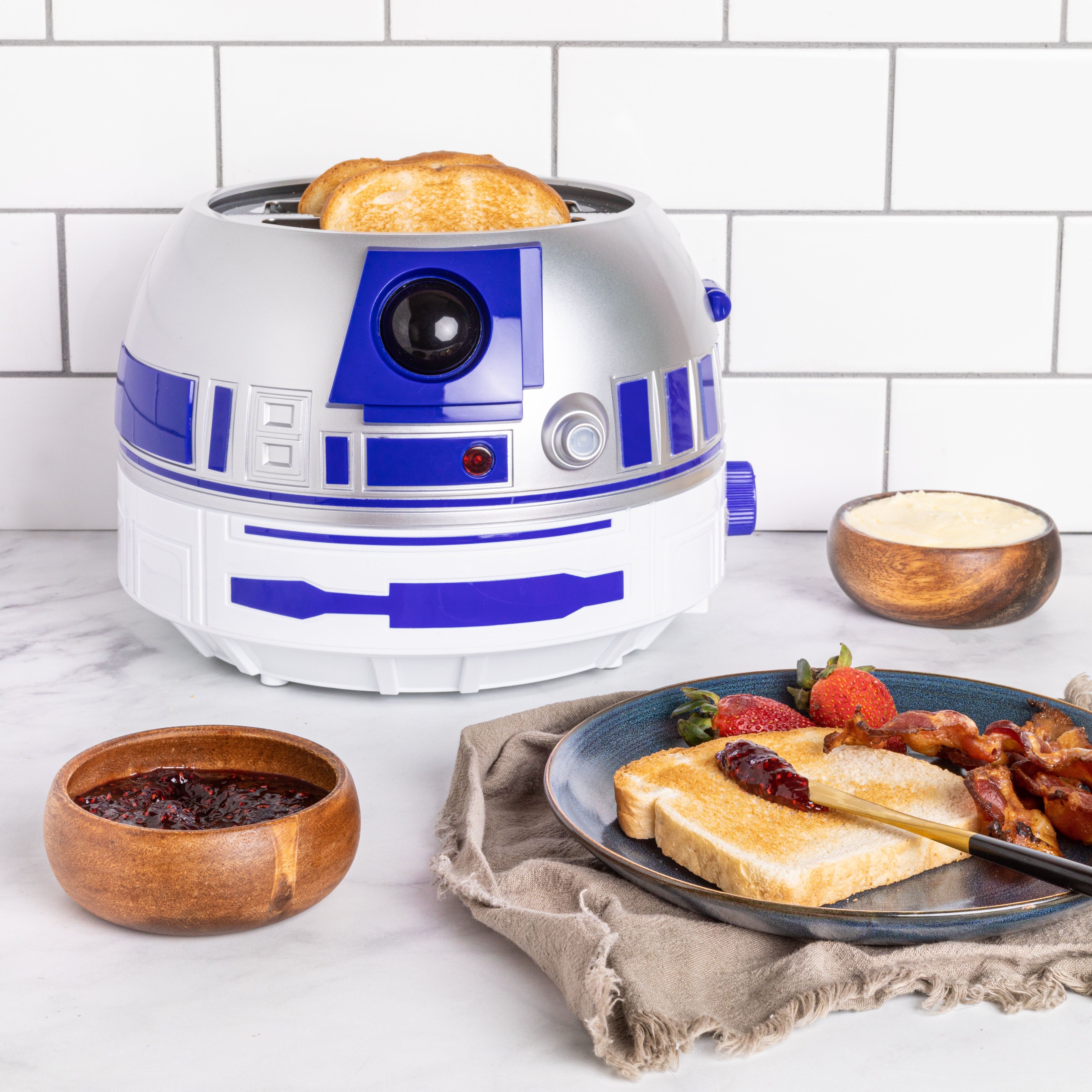 Star Wars R2D2 Deluxe Toaster, SILVER, hi-res image number 0