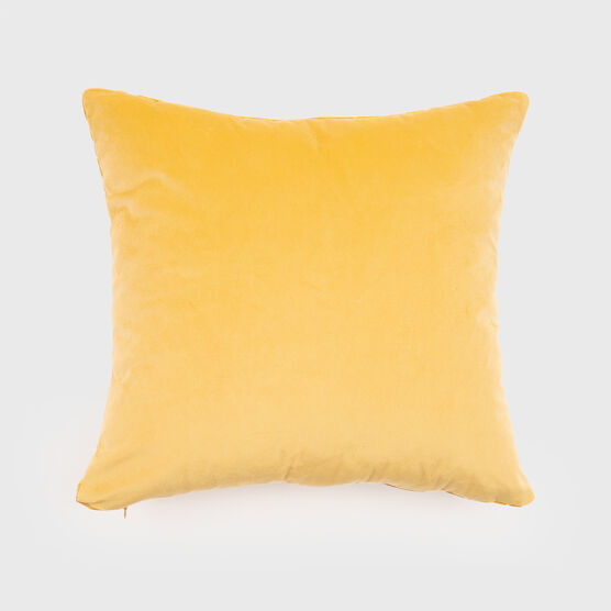 Palm Leave Velvet Accent Pillow, , on-hover image number null
